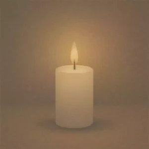 Calm candle scene symbolizing emotional clarity and focused intention in love magic, without urgency or manipulation.
