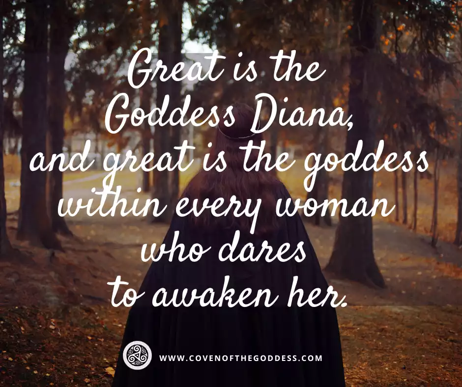 Goddess Diana Quote